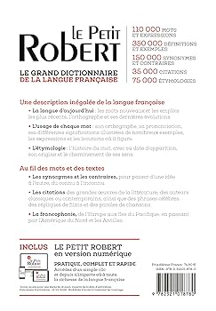 Amazon.fr - Dictionnaire Le Petit Robert de la langue